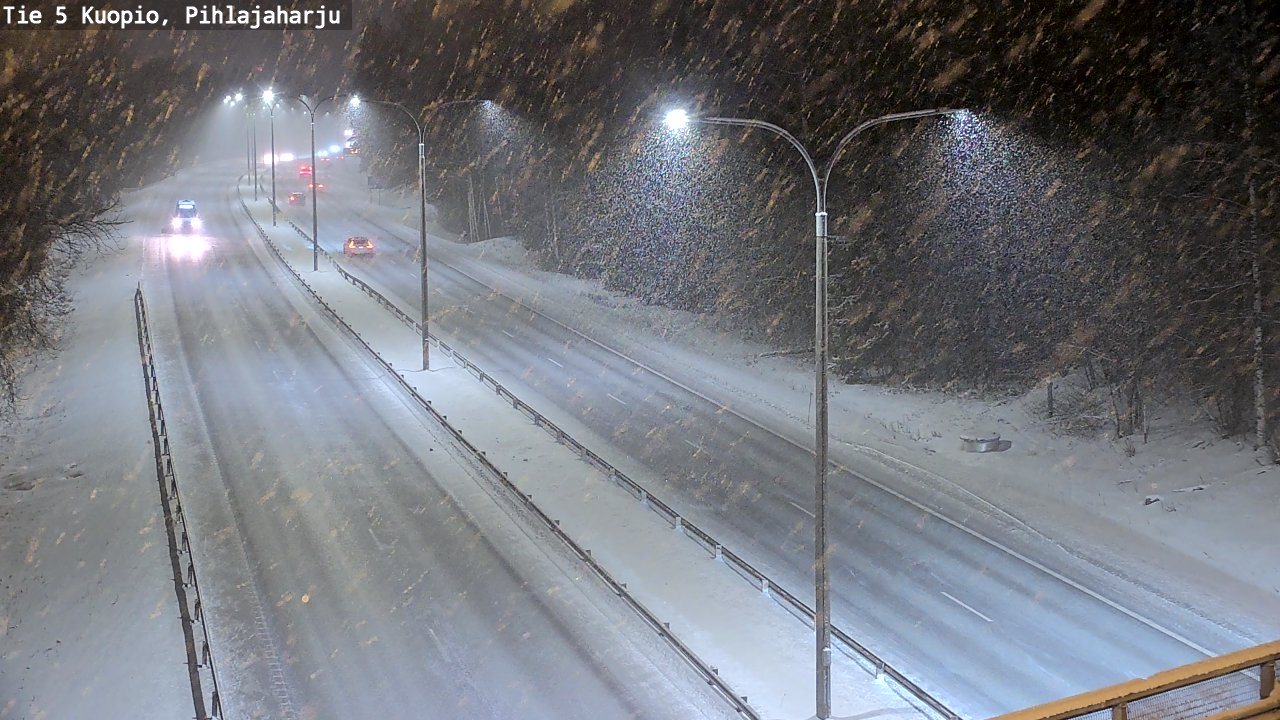 Kelikamerat Kuva Tie 5 Kuopio, Pihlajaharju, Kuopio, Pohjois-Savo