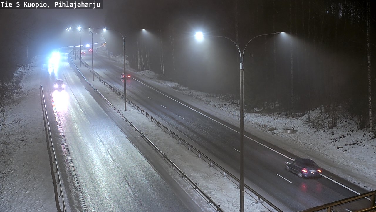 Weather Camera Image Road 5 Kuopio, Pihlajaharju, Kuopio, Pohjois-Savo
