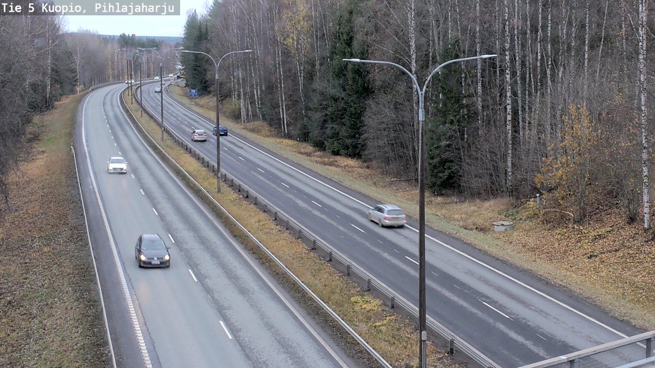 Weather Camera Image Väg 5 Kuopio, Pihlajaharju, Kuopio, Pohjois-Savo