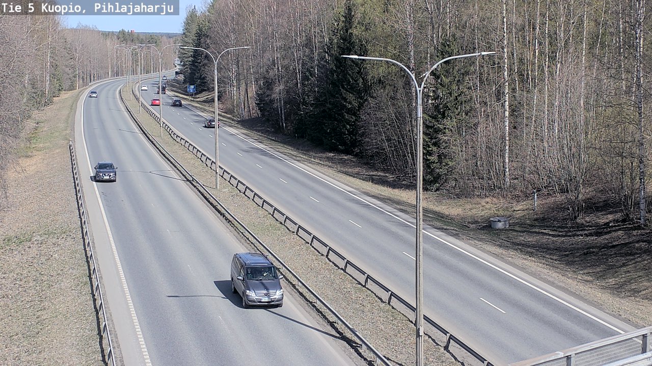 Kelikamerat Kuva Tie 5 Kuopio, Pihlajaharju, Kuopio, Pohjois-Savo