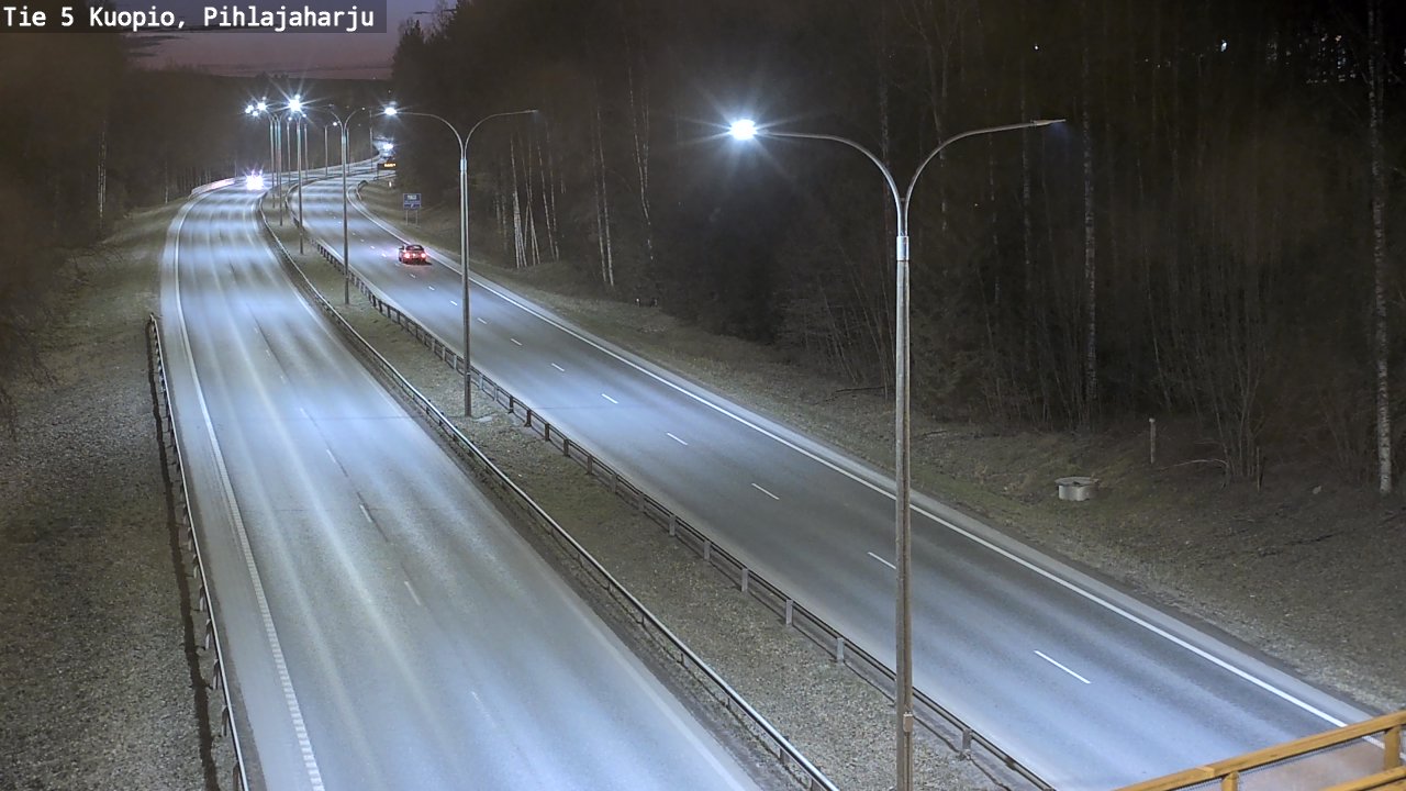 Weather Camera Image Väg 5 Kuopio, Pihlajaharju, Kuopio, Pohjois-Savo
