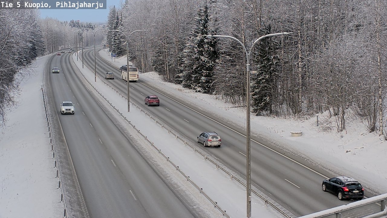 Kelikamerat Kuva Tie 5 Kuopio, Pihlajaharju, Kuopio, Pohjois-Savo