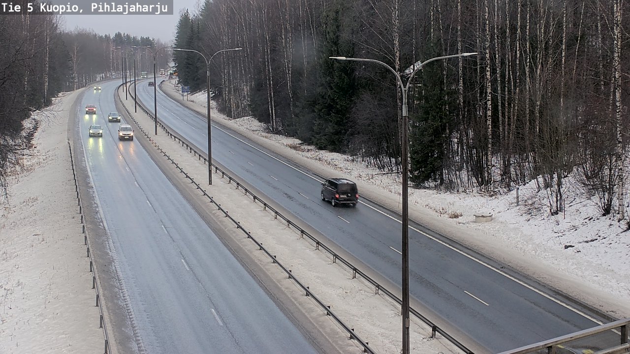 Weather Camera Image Road 5 Kuopio, Pihlajaharju, Kuopio, Pohjois-Savo