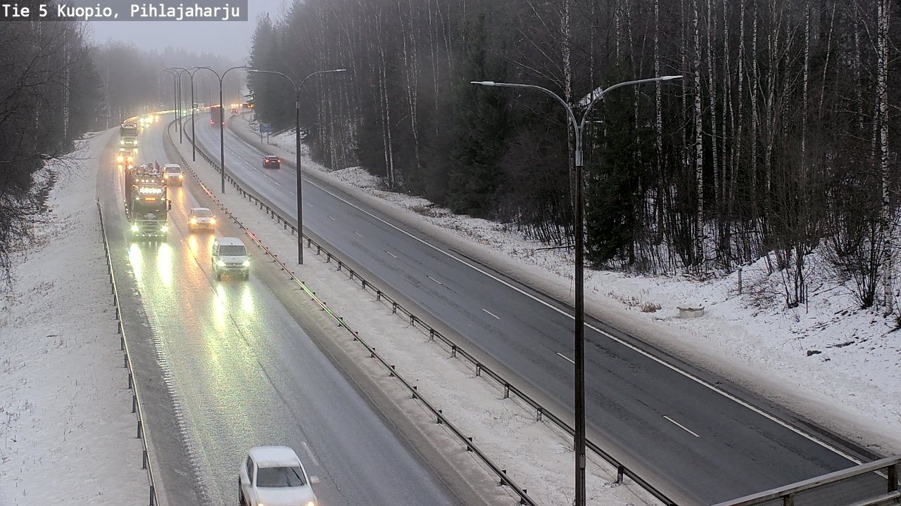 Weather Camera Image Road 5 Kuopio, Pihlajaharju, Kuopio, Pohjois-Savo