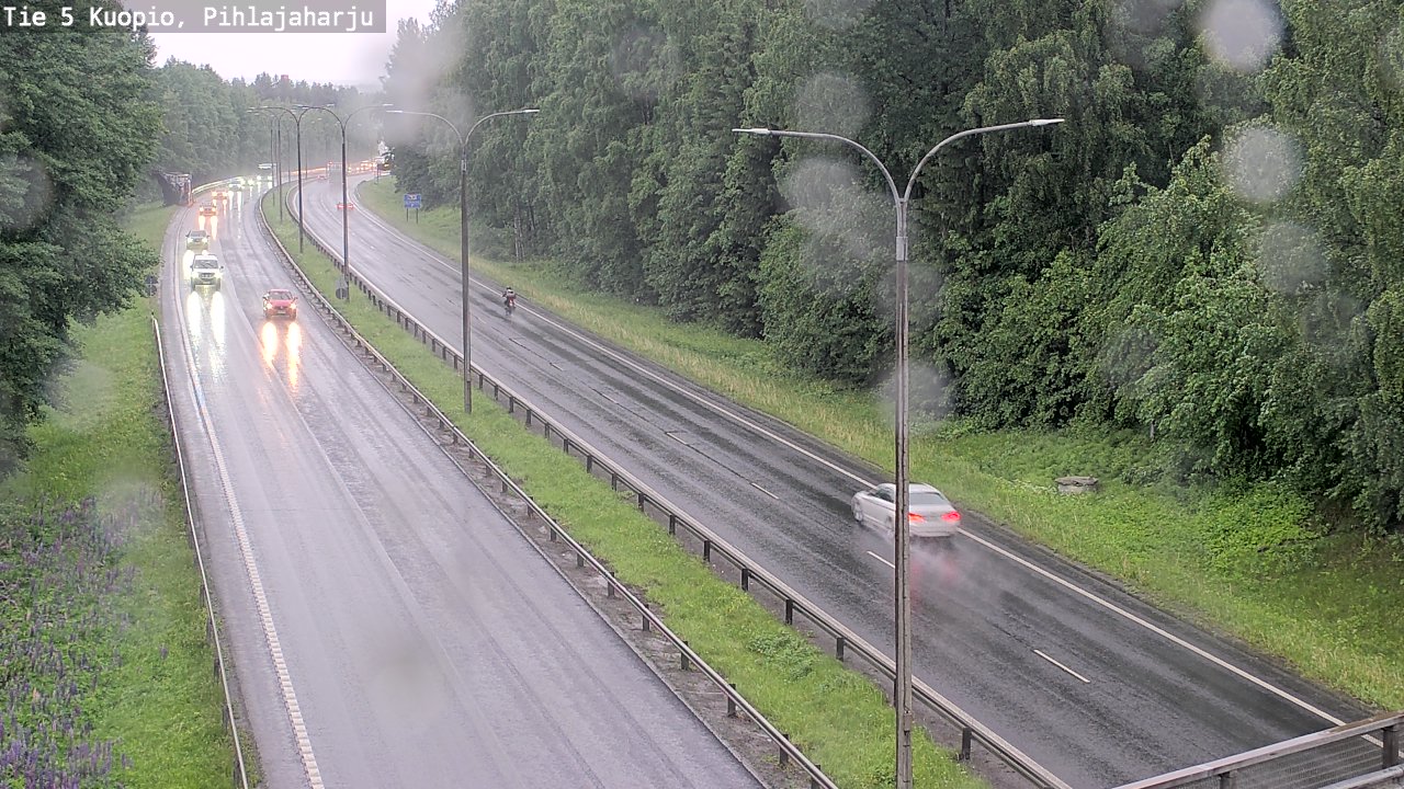 Kelikamerat Kuva Tie 5 Kuopio, Pihlajaharju, Kuopio, Pohjois-Savo