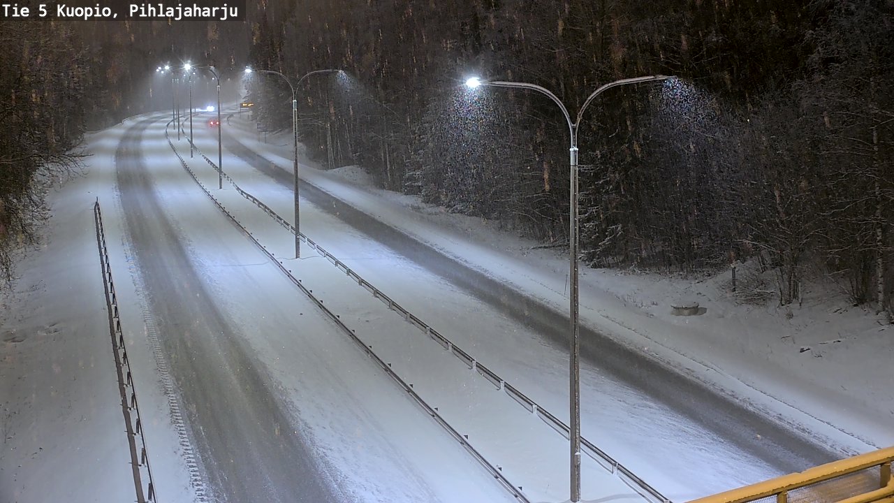 Kelikamerat Kuva Tie 5 Kuopio, Pihlajaharju, Kuopio, Pohjois-Savo
