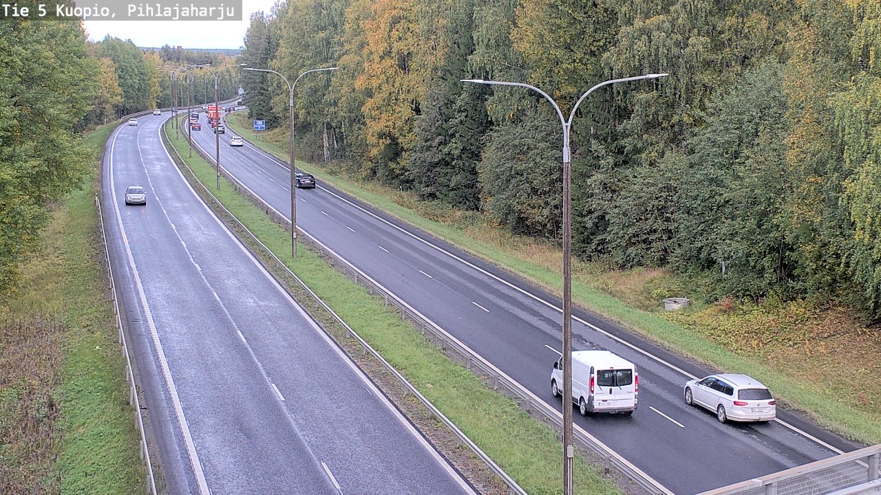 Kelikamerat Kuva Tie 5 Kuopio, Pihlajaharju, Kuopio, Pohjois-Savo