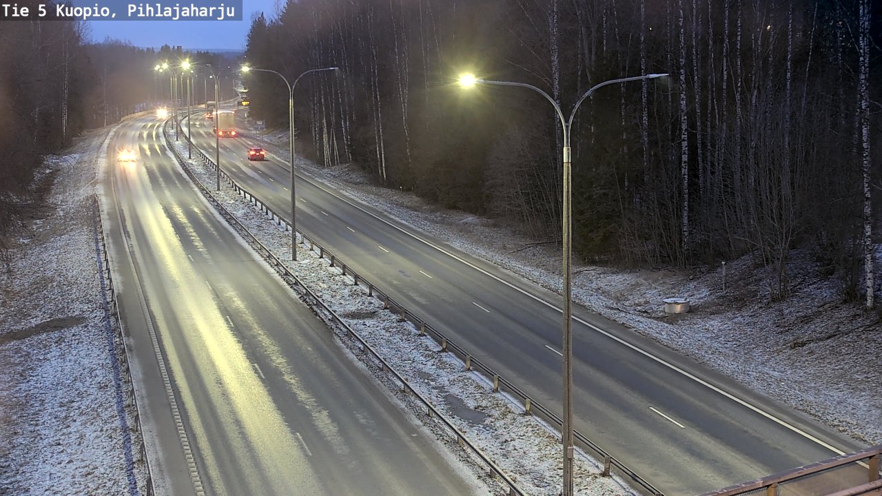 Kelikamerat Kuva Tie 5 Kuopio, Pihlajaharju, Kuopio, Pohjois-Savo