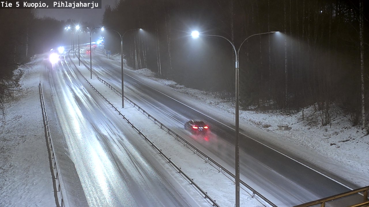 Weather Camera Image Road 5 Kuopio, Pihlajaharju, Kuopio, Pohjois-Savo