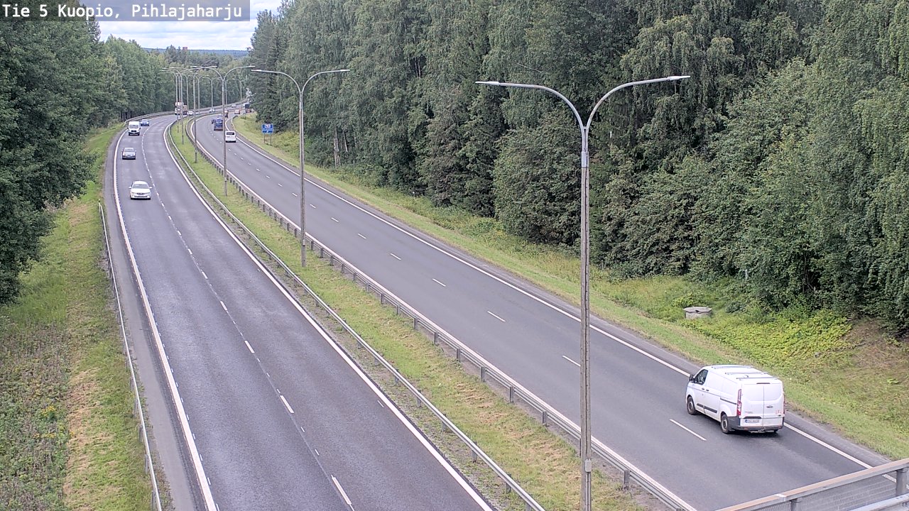 Weather Camera Image Road 5 Kuopio, Pihlajaharju, Kuopio, Pohjois-Savo