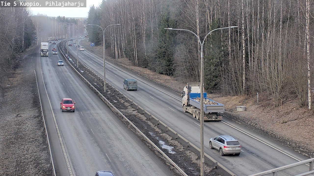 Kelikamerat Kuva Tie 5 Kuopio, Pihlajaharju, Kuopio, Pohjois-Savo