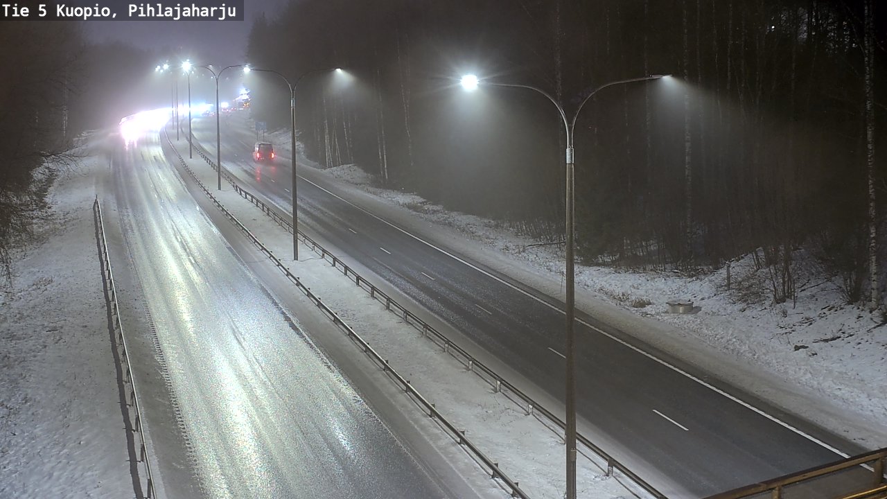 Weather Camera Image Road 5 Kuopio, Pihlajaharju, Kuopio, Pohjois-Savo