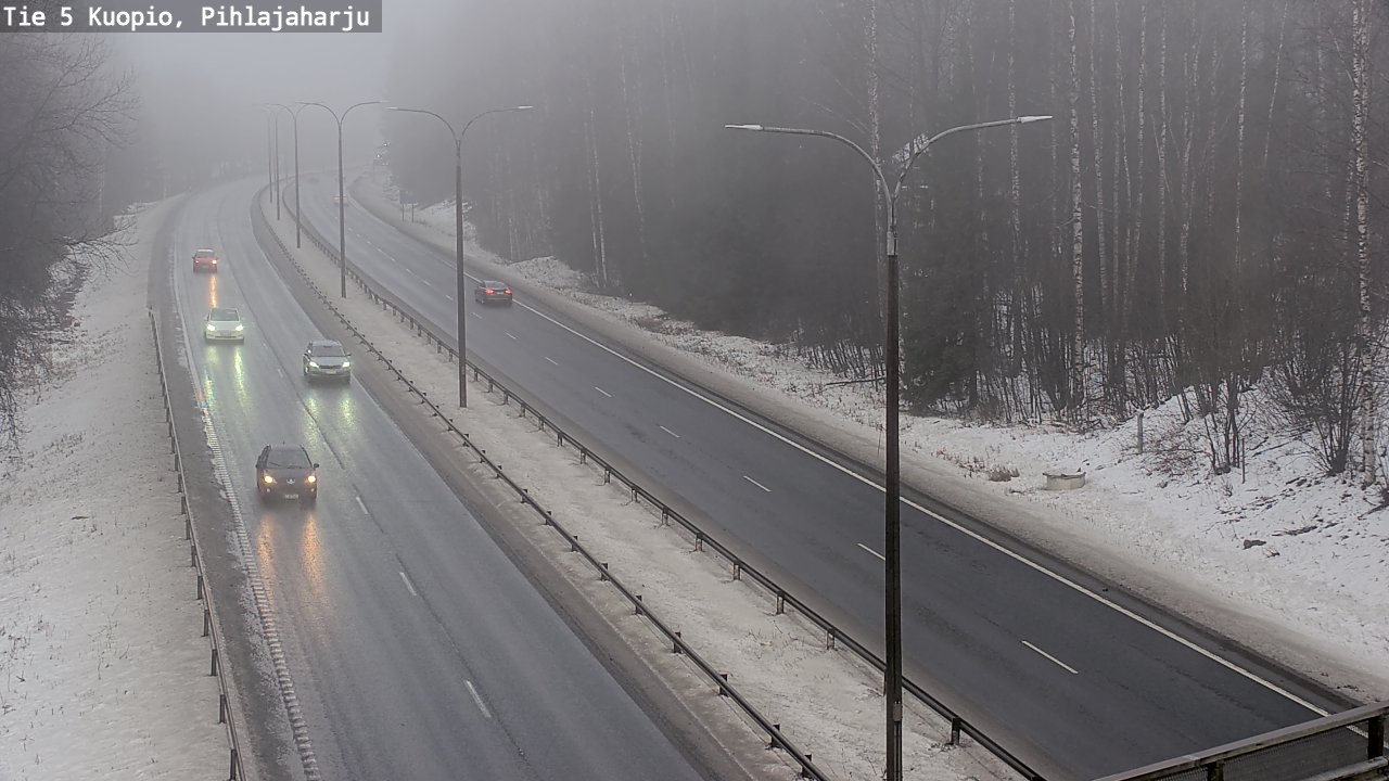 Weather Camera Image Road 5 Kuopio, Pihlajaharju, Kuopio, Pohjois-Savo