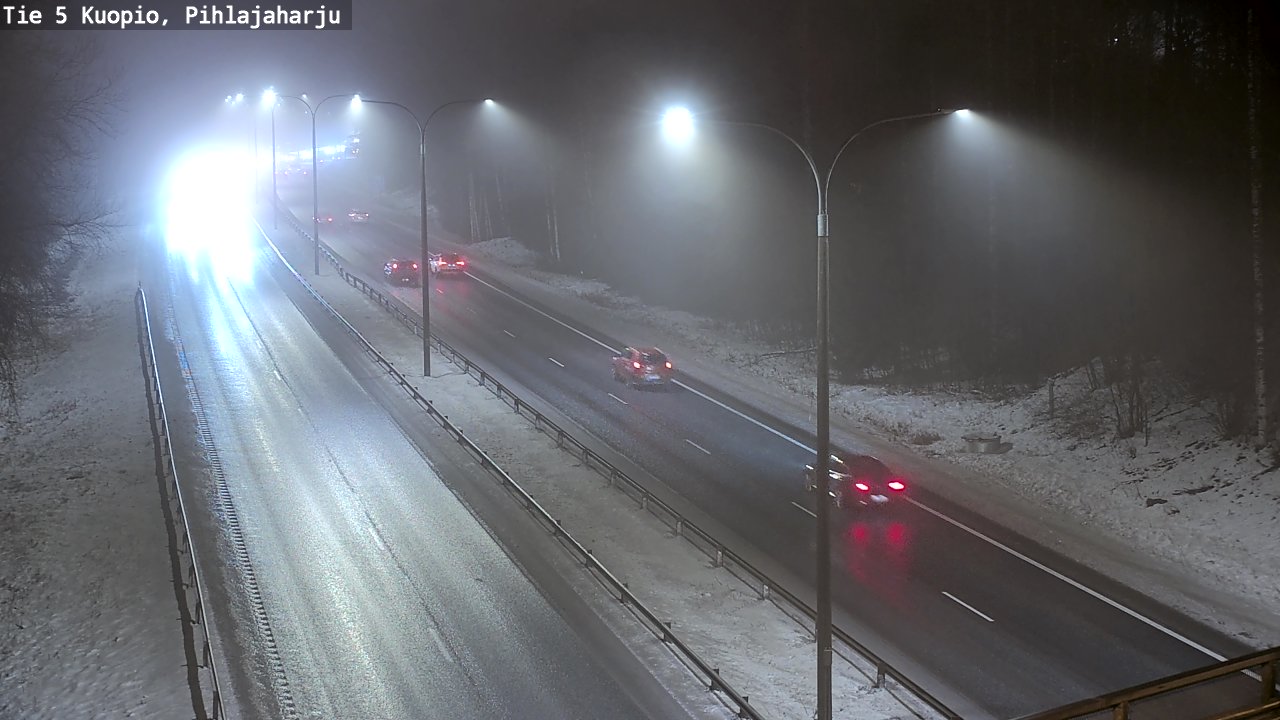 Weather Camera Image Road 5 Kuopio, Pihlajaharju, Kuopio, Pohjois-Savo