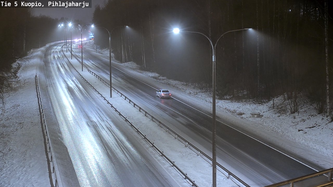 Weather Camera Image Road 5 Kuopio, Pihlajaharju, Kuopio, Pohjois-Savo