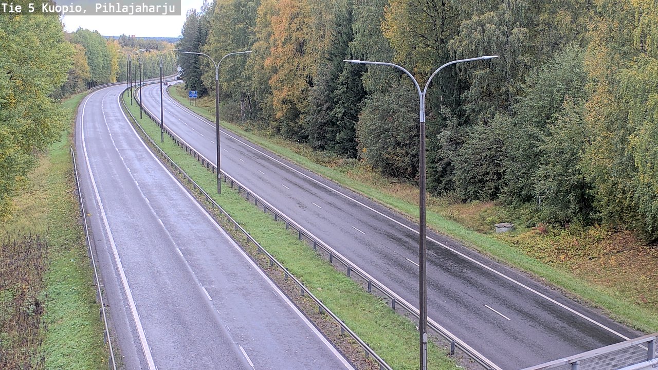 Kelikamerat Kuva Tie 5 Kuopio, Pihlajaharju, Kuopio, Pohjois-Savo