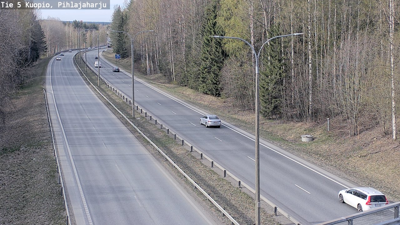 Kelikamerat Kuva Tie 5 Kuopio, Pihlajaharju, Kuopio, Pohjois-Savo