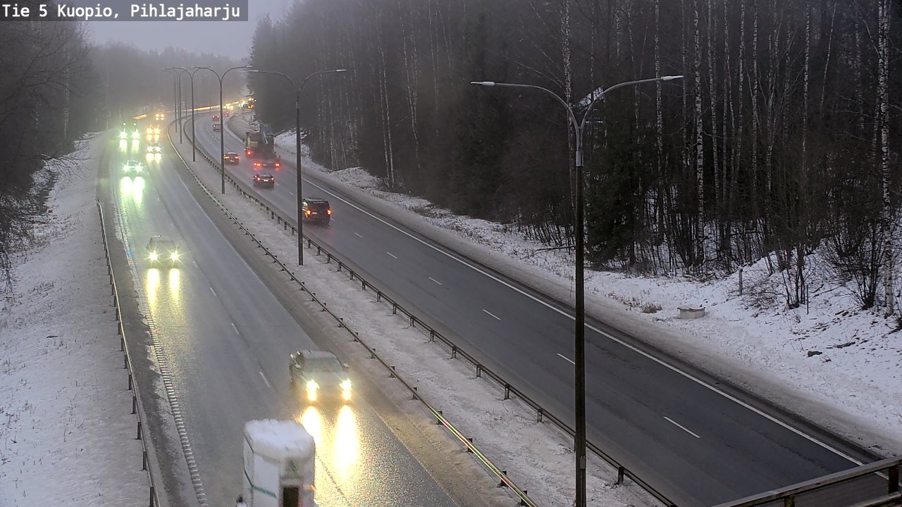 Weather Camera Image Road 5 Kuopio, Pihlajaharju, Kuopio, Pohjois-Savo