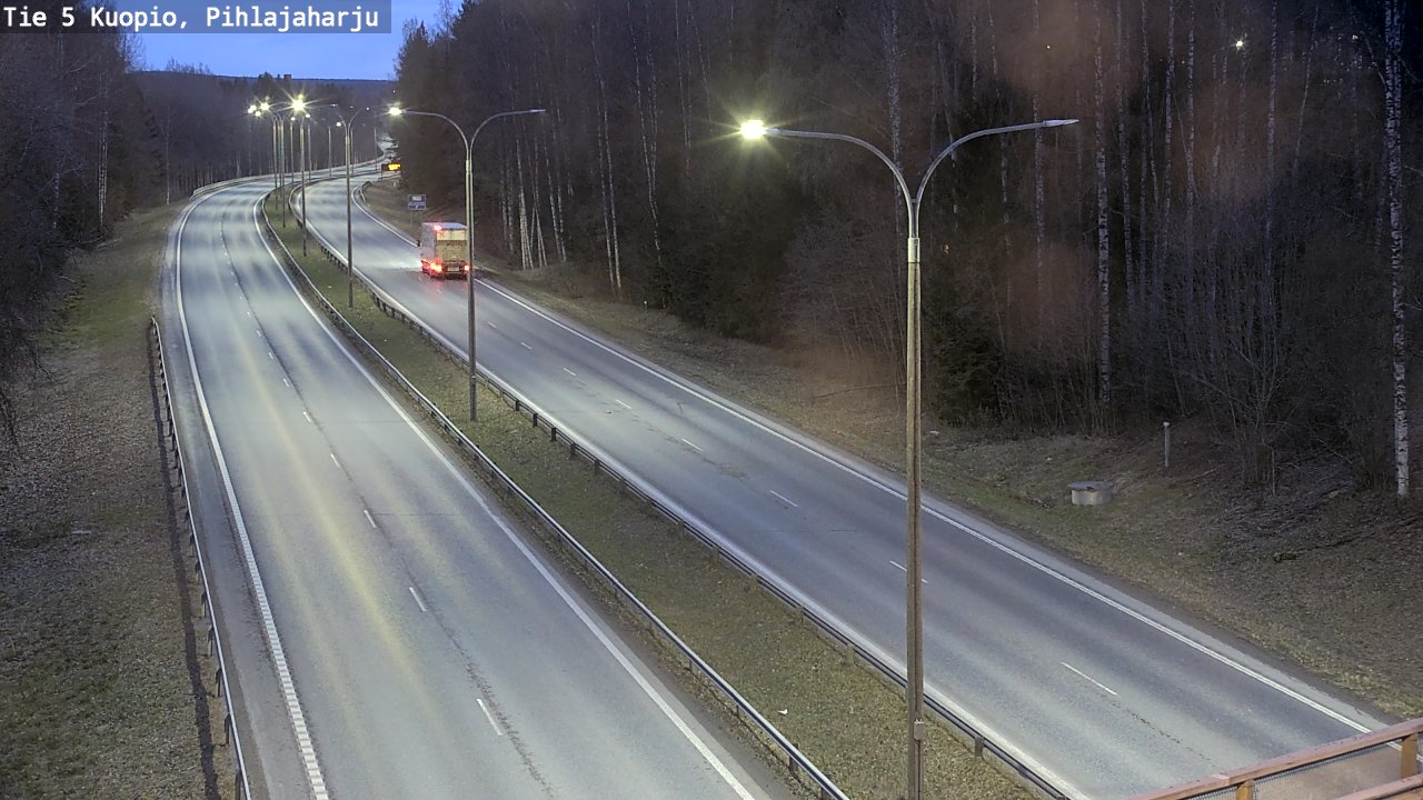 Weather Camera Image Road 5 Kuopio, Pihlajaharju, Kuopio, Pohjois-Savo