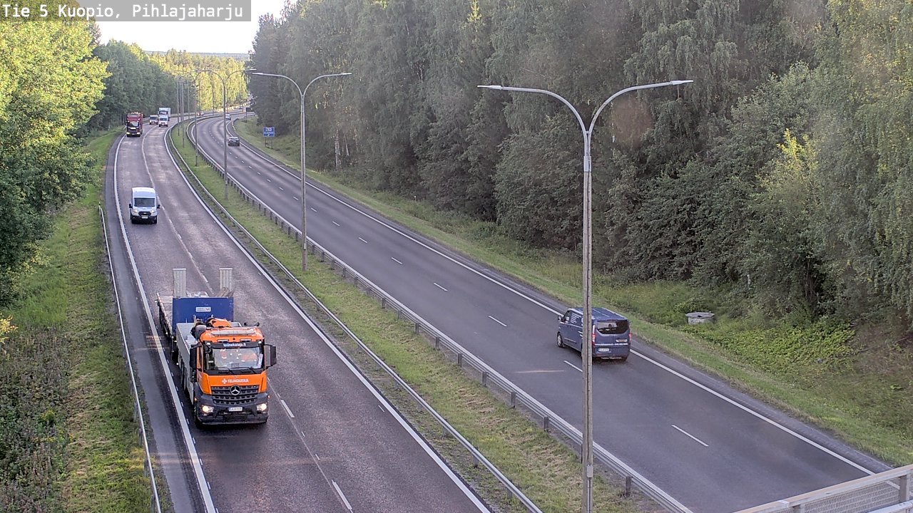 Weather Camera Image Väg 5 Kuopio, Pihlajaharju, Kuopio, Pohjois-Savo