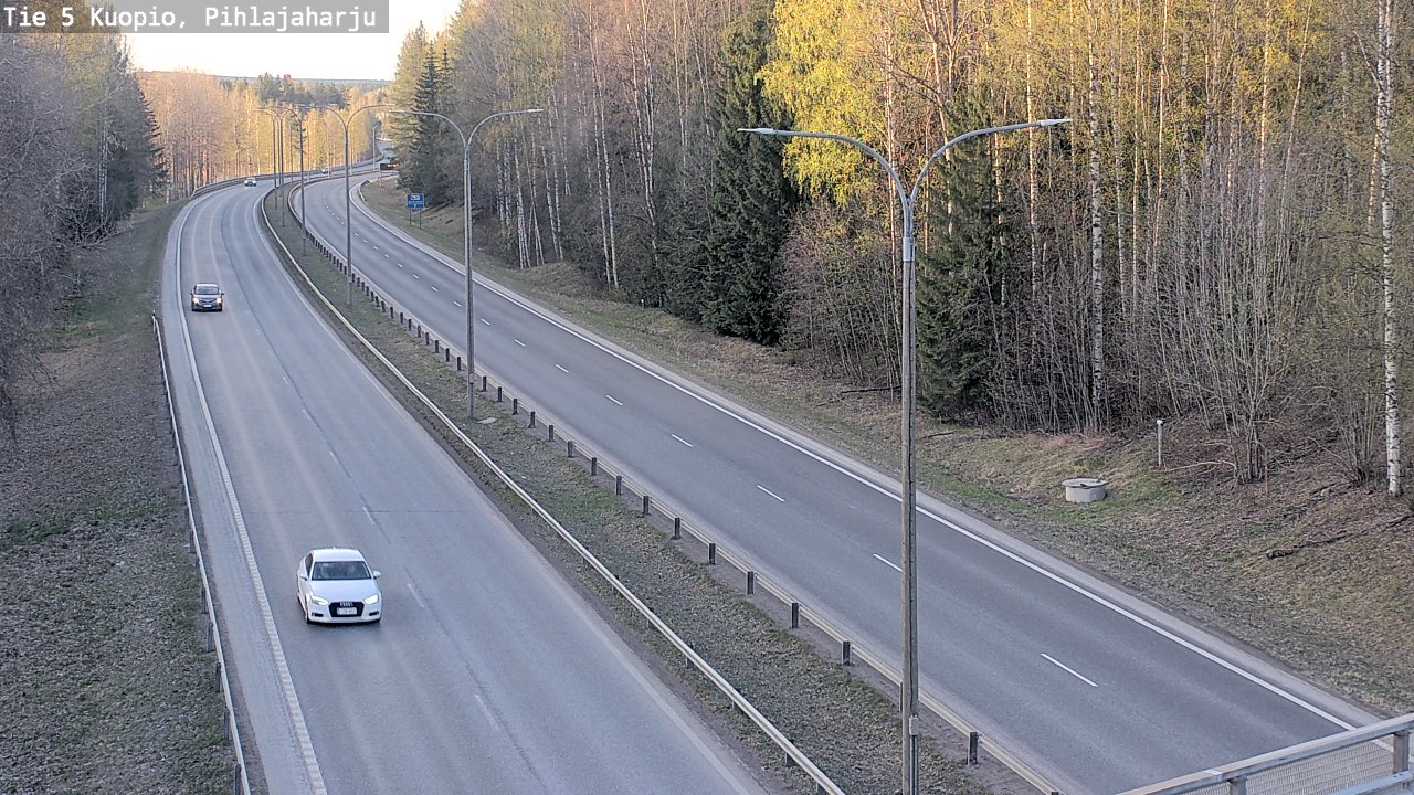 Kelikamerat Kuva Tie 5 Kuopio, Pihlajaharju, Kuopio, Pohjois-Savo