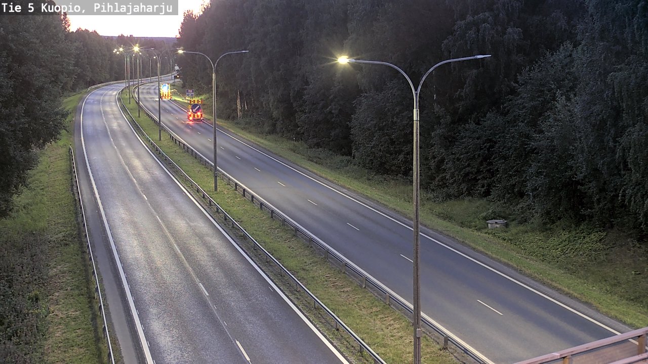 Kelikamerat Kuva Tie 5 Kuopio, Pihlajaharju, Kuopio, Pohjois-Savo