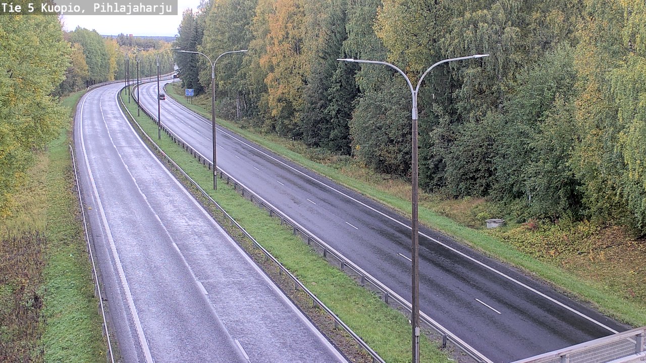 Kelikamerat Kuva Tie 5 Kuopio, Pihlajaharju, Kuopio, Pohjois-Savo