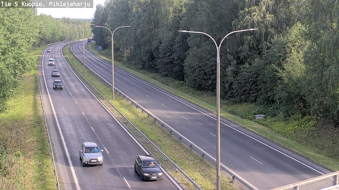 Weather Camera Image Väg 5 Kuopio, Pihlajaharju, Kuopio, Pohjois-Savo