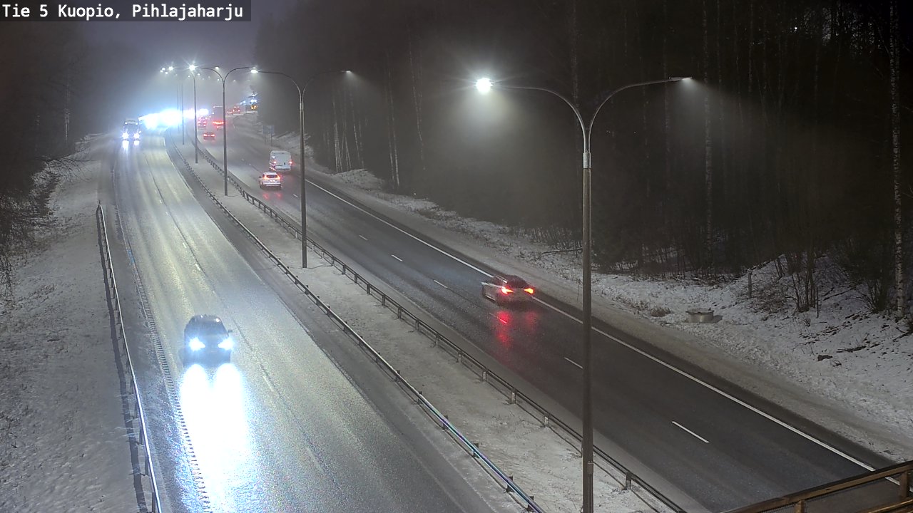 Weather Camera Image Road 5 Kuopio, Pihlajaharju, Kuopio, Pohjois-Savo