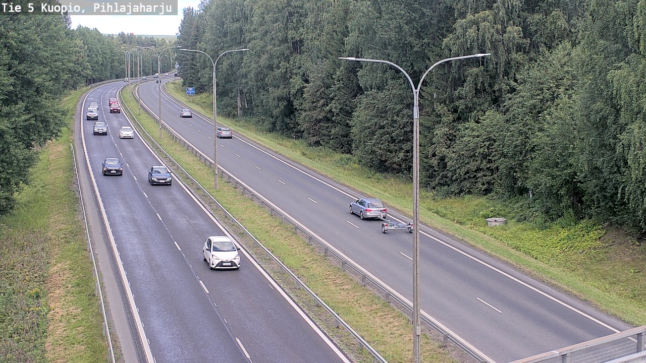 Kelikamerat Kuva Tie 5 Kuopio, Pihlajaharju, Kuopio, Pohjois-Savo