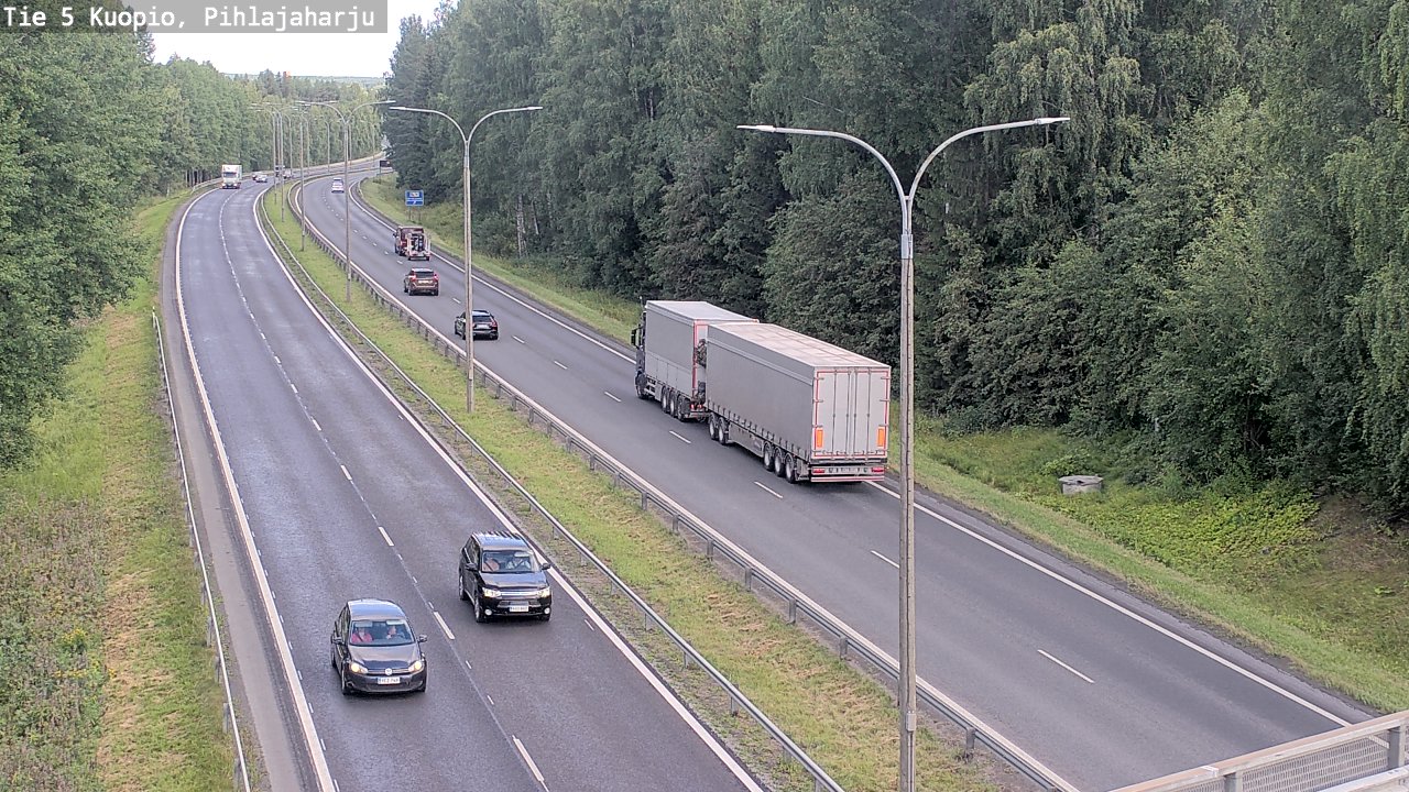 Kelikamerat Kuva Tie 5 Kuopio, Pihlajaharju, Kuopio, Pohjois-Savo