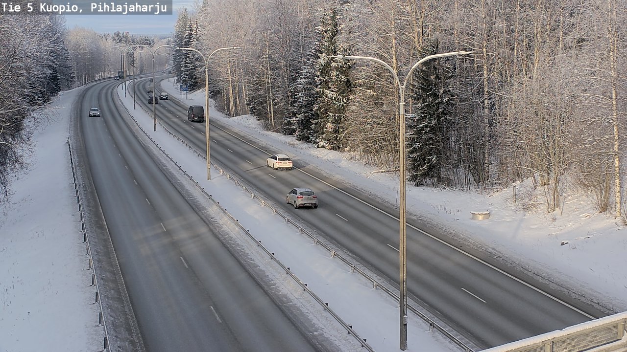 Kelikamerat Kuva Tie 5 Kuopio, Pihlajaharju, Kuopio, Pohjois-Savo