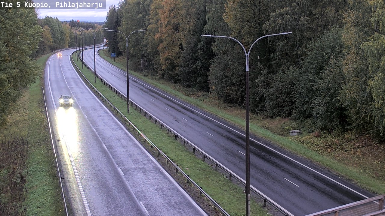 Kelikamerat Kuva Tie 5 Kuopio, Pihlajaharju, Kuopio, Pohjois-Savo