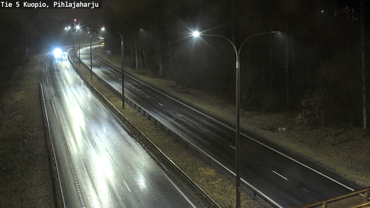 Weather Camera Image Road 5 Kuopio, Pihlajaharju, Kuopio, Pohjois-Savo