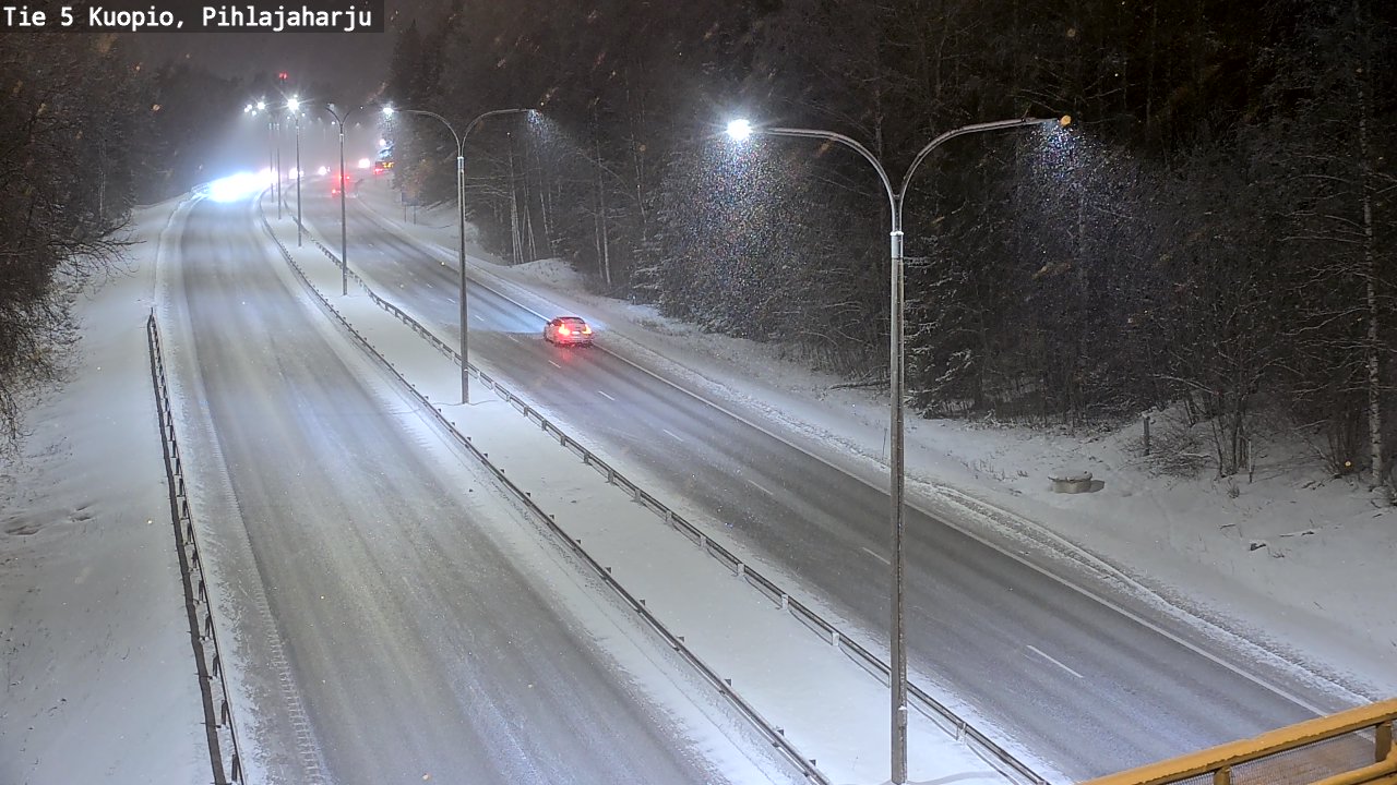 Kelikamerat Kuva Tie 5 Kuopio, Pihlajaharju, Kuopio, Pohjois-Savo