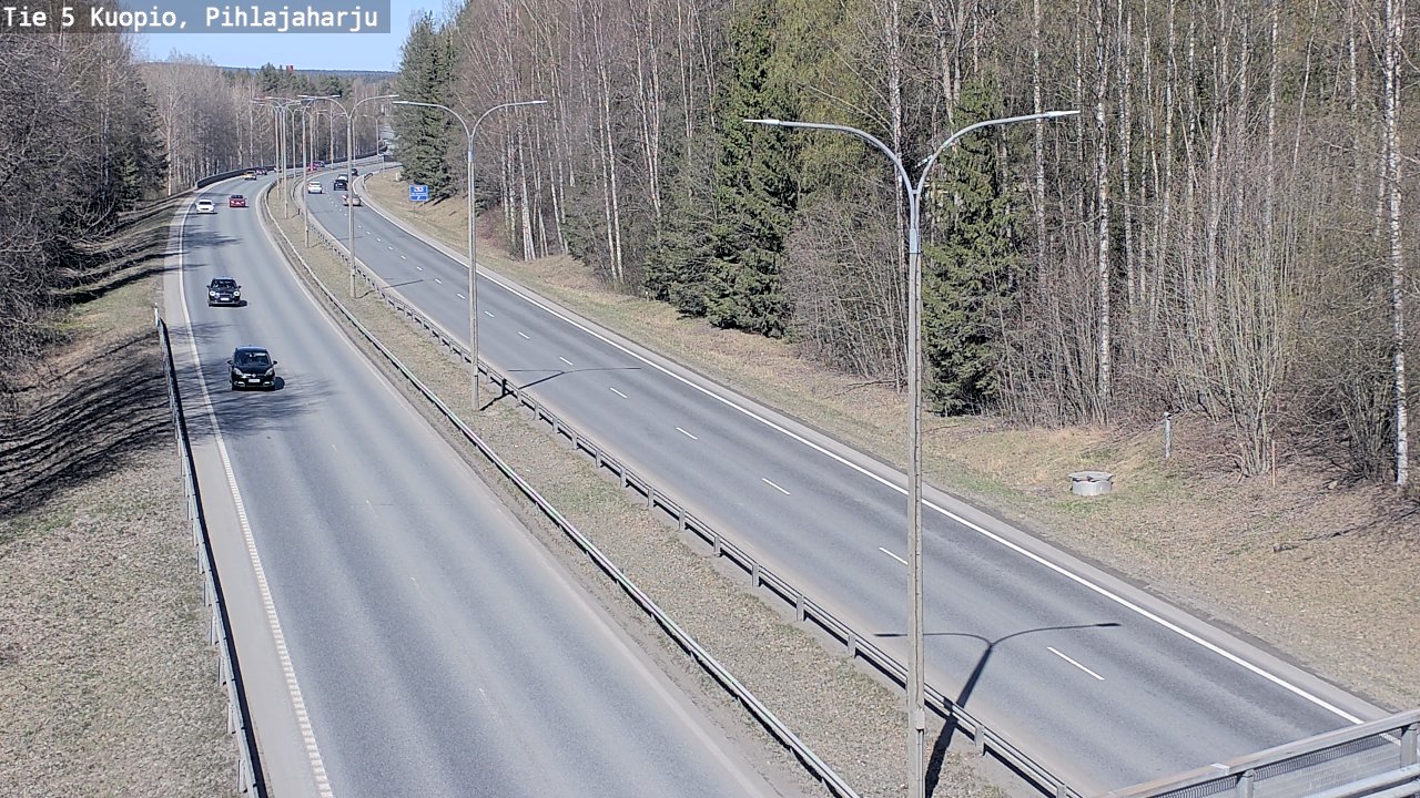 Kelikamerat Kuva Tie 5 Kuopio, Pihlajaharju, Kuopio, Pohjois-Savo