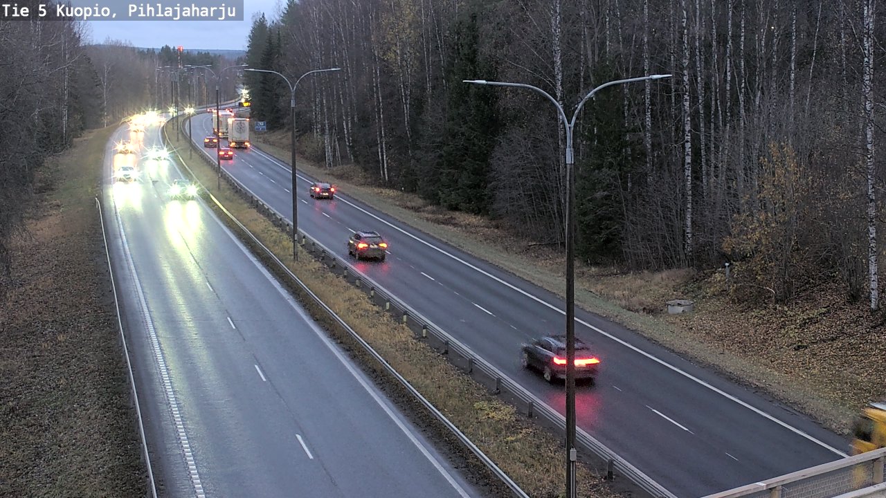 Weather Camera Image Väg 5 Kuopio, Pihlajaharju, Kuopio, Pohjois-Savo