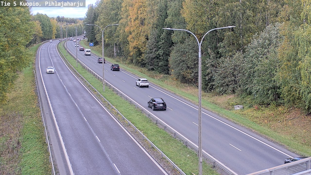 Weather Camera Image Road 5 Kuopio, Pihlajaharju, Kuopio, Pohjois-Savo