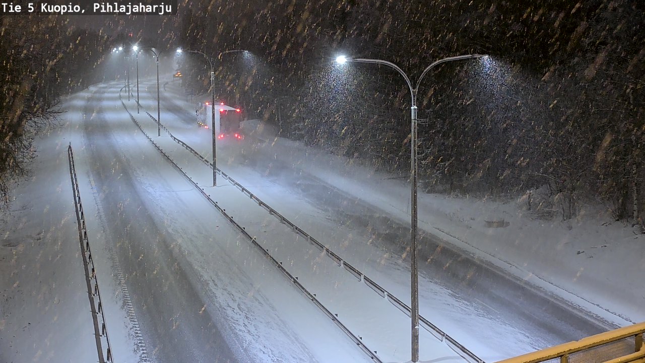 Kelikamerat Kuva Tie 5 Kuopio, Pihlajaharju, Kuopio, Pohjois-Savo