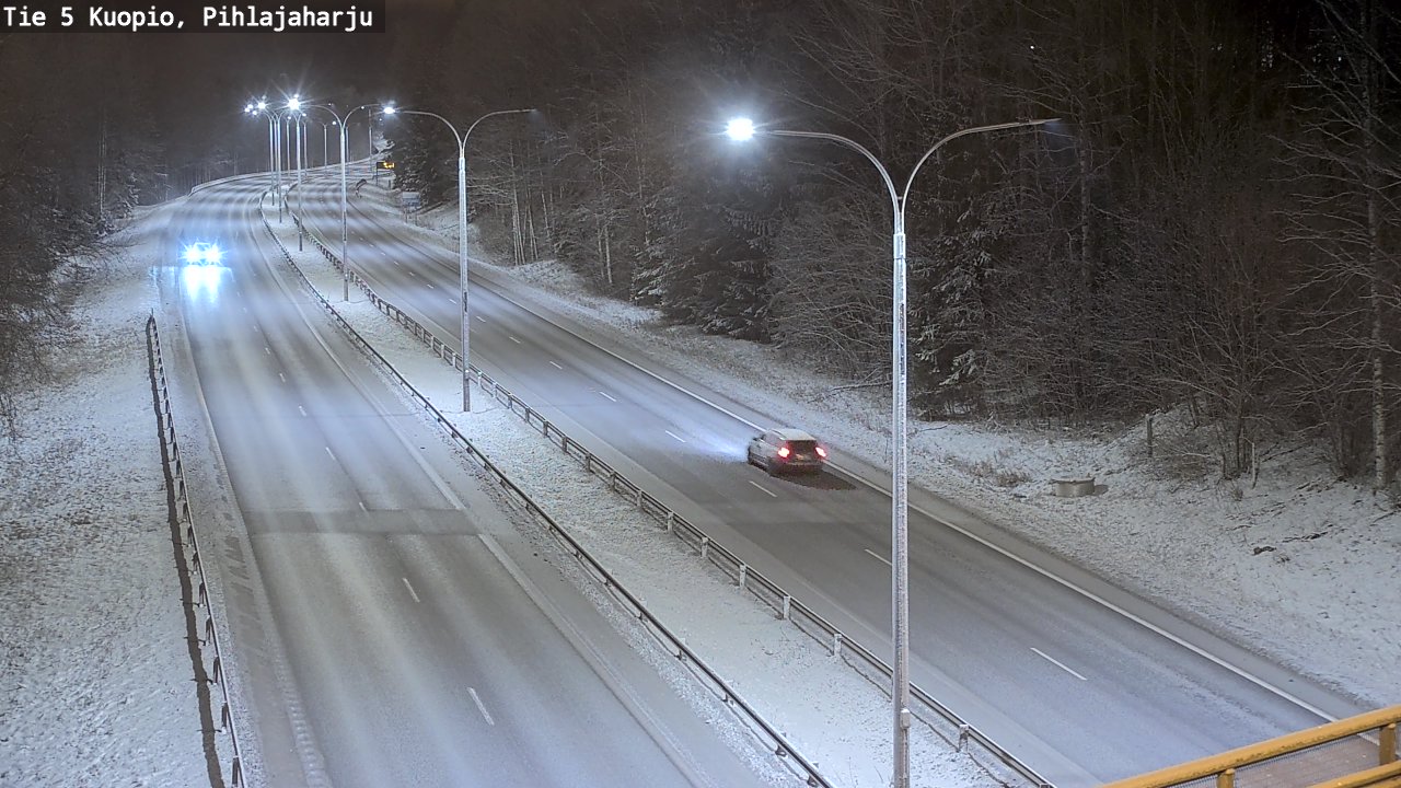 Kelikamerat Kuva Tie 5 Kuopio, Pihlajaharju, Kuopio, Pohjois-Savo