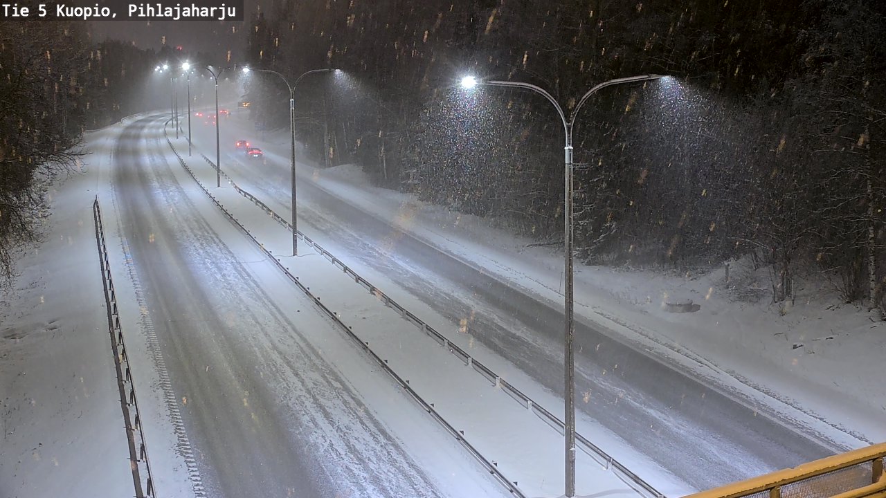 Kelikamerat Kuva Tie 5 Kuopio, Pihlajaharju, Kuopio, Pohjois-Savo