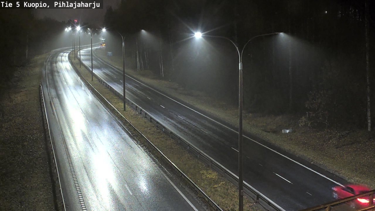Weather Camera Image Road 5 Kuopio, Pihlajaharju, Kuopio, Pohjois-Savo
