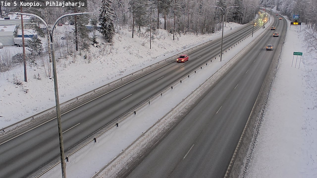 Kelikamerat Kuva Tie 5 Kuopio, Pihlajaharju, Kuopio, Pohjois-Savo