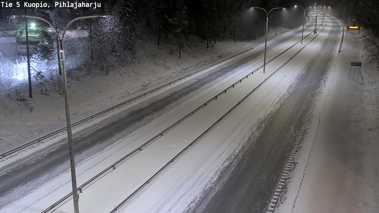 Kelikamerat Kuva Tie 5 Kuopio, Pihlajaharju, Kuopio, Pohjois-Savo