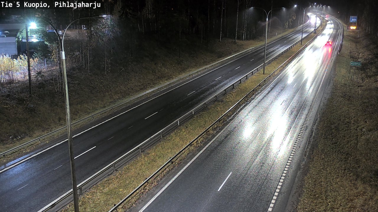 Weather Camera Image Road 5 Kuopio, Pihlajaharju, Kuopio, Pohjois-Savo