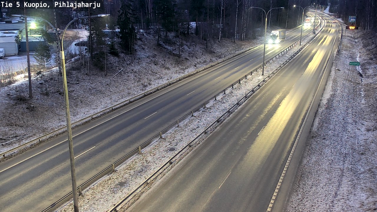 Kelikamerat Kuva Tie 5 Kuopio, Pihlajaharju, Kuopio, Pohjois-Savo