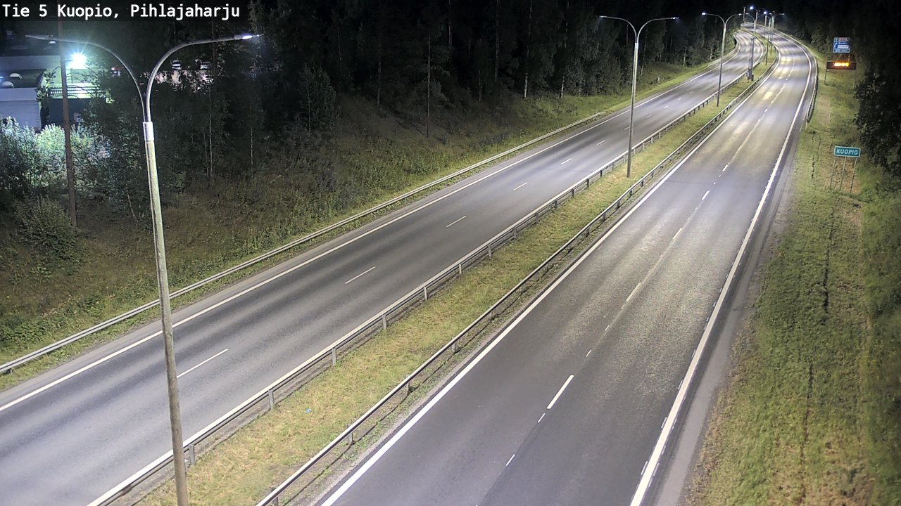 Kelikamerat Kuva Tie 5 Kuopio, Pihlajaharju, Kuopio, Pohjois-Savo