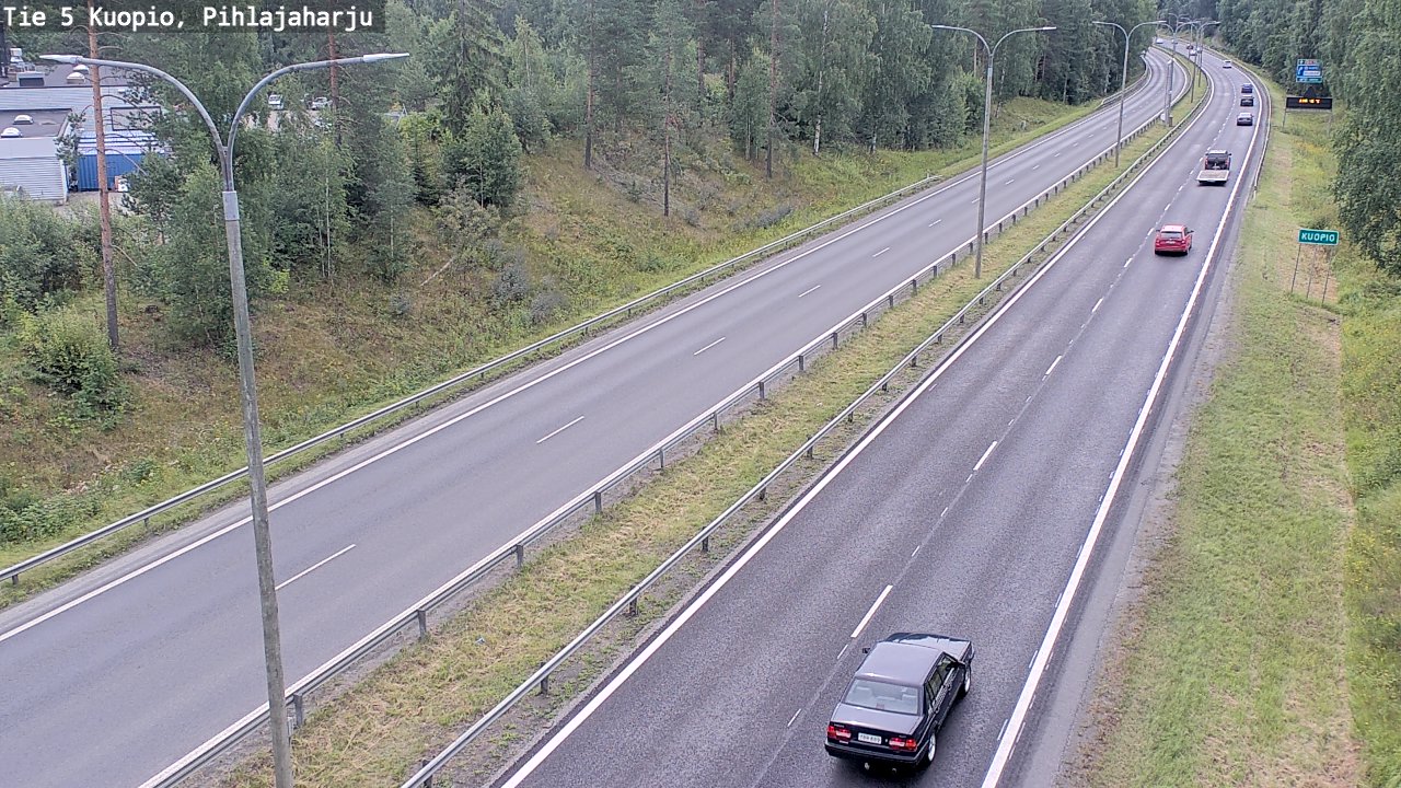 Weather Camera Image Väg 5 Kuopio, Pihlajaharju, Kuopio, Pohjois-Savo