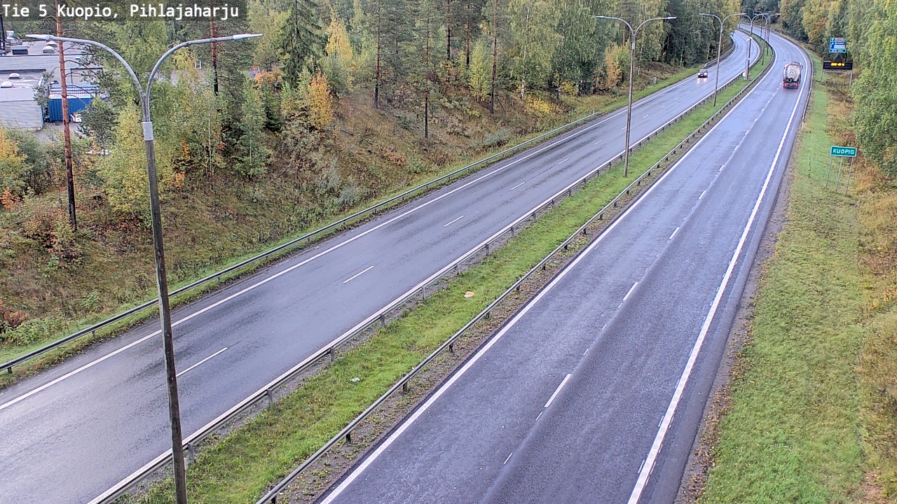 Weather Camera Image Road 5 Kuopio, Pihlajaharju, Kuopio, Pohjois-Savo