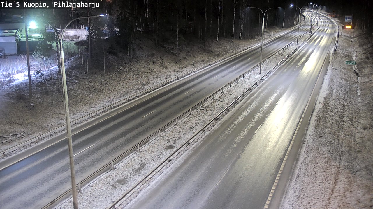 Kelikamerat Kuva Tie 5 Kuopio, Pihlajaharju, Kuopio, Pohjois-Savo